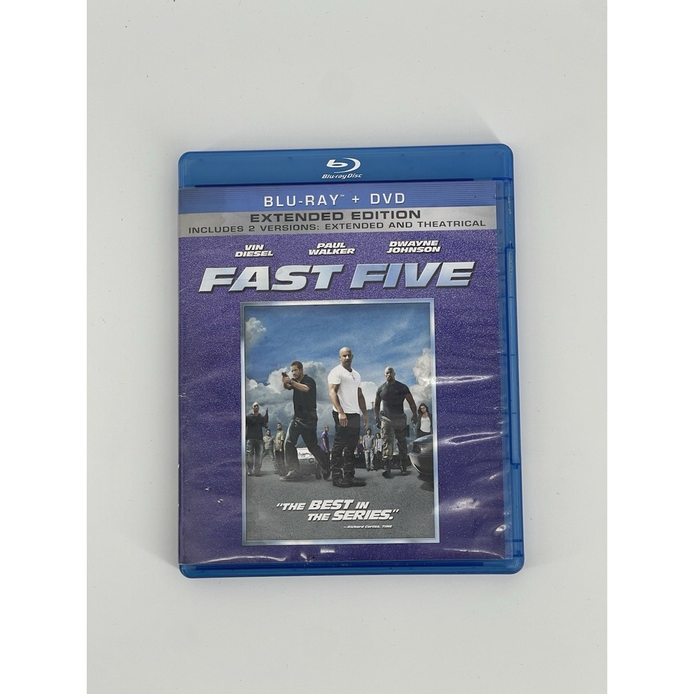 Fast Five Blu-ray 2011 Extended Edition‎ Vin Diesel Paul Walker